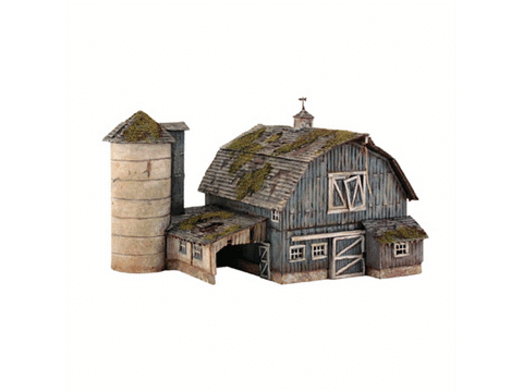 HO KIT Rustic Barn