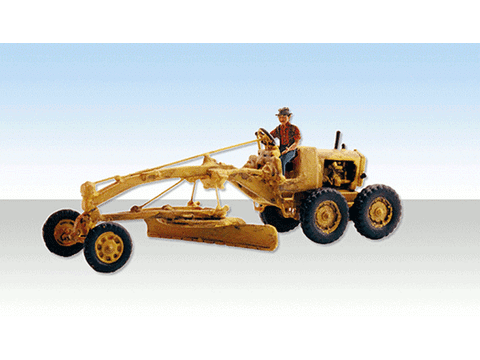 HO Grady's Grader - AutoScenes(TM) - Assembled