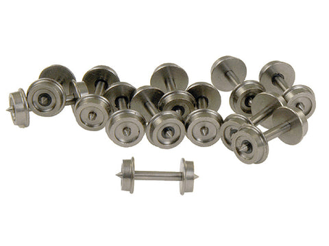 N scale  Brass Blackend, Insulated Wheelsets for Micro-Trains Trucks pkg(12)