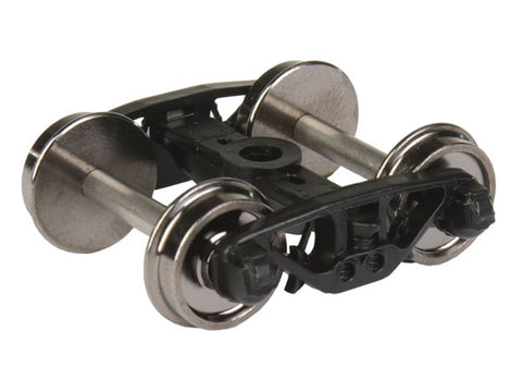 HO Rigid Truck w/33" Metal Wheels & Axles - 1 Pair -- National B-1