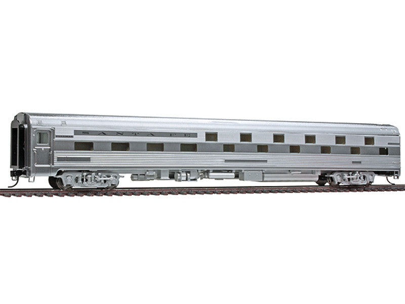 932-15162 HO 85' Budd Slumbercoach 24-8 Sleeper - Ready to Run -- Santa Fe (Plated Metal Finish)