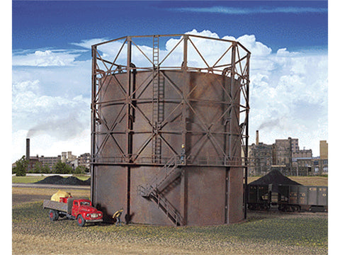 HO Gas Storage Tank -- Kit - 9-7/8" 24.6cm Diameter x 9-1/8" 22.8cm Tall