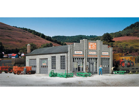 HO State Line Farm Supply -- Kit - 7-1/4 x 5-3/8 x 3" 18.4 x 13.7 x 7.6cm