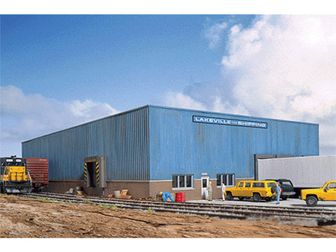 HO Lakeville Modern-Style Warehouse -- Kit - 12 x 19 x 4"