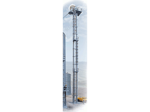 HO Grain Conveyor (Leg) -- Kit - 1-1/2 x 1-1/2 x 15-3/4" (Max Height) 3.8 x 3.8 x 40cm