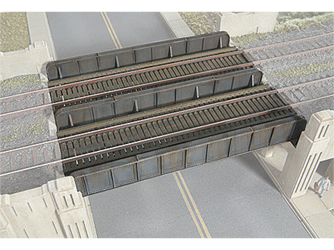 HO Through Plate-Girder Bridge -- Kit - Build as Single or Double Track
