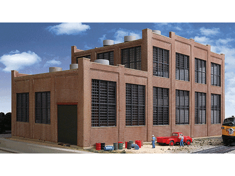 HO Railroad Shop -- Kit - 17-1/8 x 8-3/4 x 8-5/8" 43.4 x 22.2 x 22cm