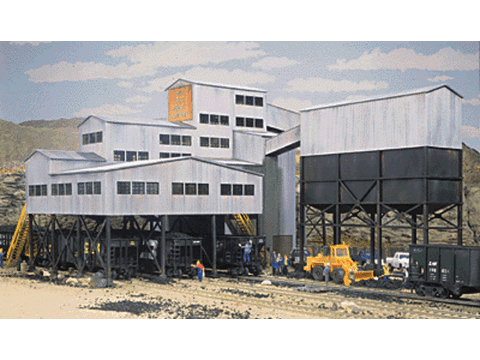 HO New River Mining Company -- Kit - Main Building: 12-1/2 x 9 x 9-3/8" 31.2 x 22.5 x 23.2cm
