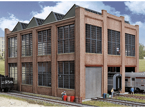 HO Car Shop -- Kit - 11-5/8 x 8-13/16 x 7-5/8"