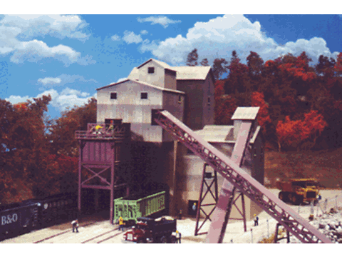 HO Glacier Gravel Company - Kit -- 9-3/8 x 11 x 10-1/4"