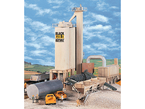 HO Black Gold Asphalt Hot Mix Plant -- Kit - 9-3/4 x 14-1/8 x 10-1/2" 24.3 x 35.3 x 26.2cm