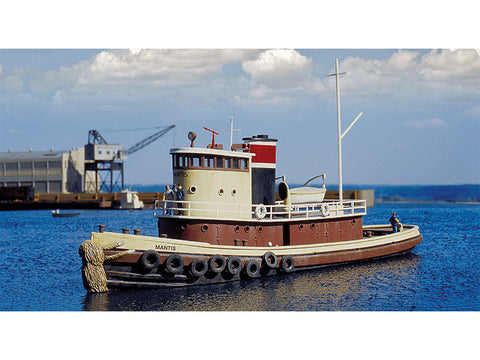 HO Railroad Tugboat -- Kit - 13 x 3-1/2 x 3-7/8" 32 x 8.7 x 9.6cm
