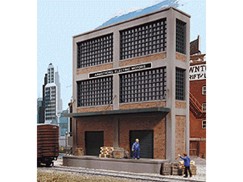 HO Armstrong Electric Motors Background Building -- Kit