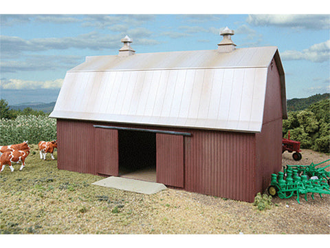 HO Meadowhead Barn -- Kit 7 x 4-1/2 x 4-5/16" 18 x 11.5 x 11cm