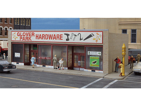 HO Glover Park Hardware -- Kit - 7-1/8 x 5-1/2 x 2-7/8" 18 x 13.9 x 7.3cm