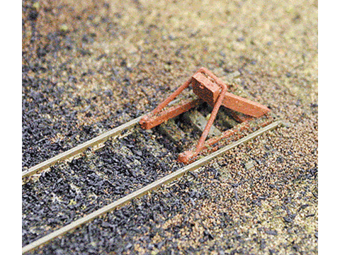 HO Track Bumpers -- Kit pkg(12)