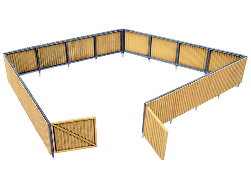 933-3632 HO Corrugated Fence -- Kit - 240 Scale Feet 1-1/4" 3.1cm High