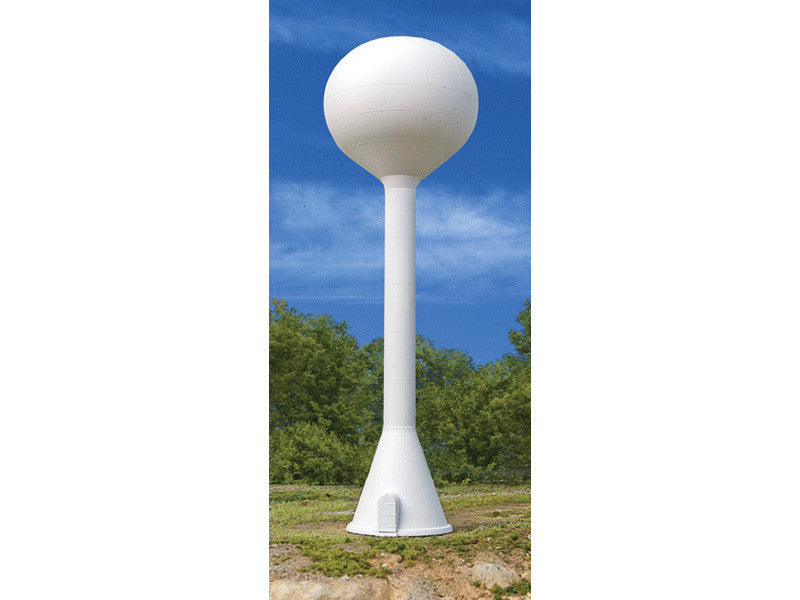 thumbnail image 2 of Z Scale 1:220 Water Tower Model – Pre-built, Metallic Silver, Urban Or Country Scenery By Model Scenery World 2 of 5