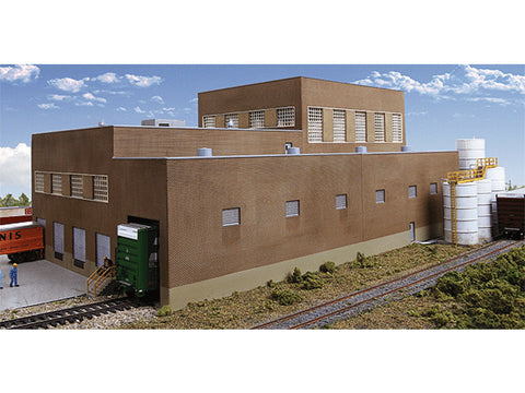 HO Paper Mill - Superior Paper -- Kit - 20-3/4 x 11-3/4 x 8-3/4" 52.7 x 29.8 x 22.2cm