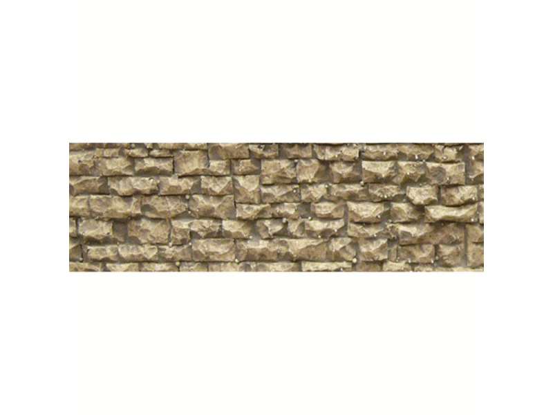 cho8250 HO/N Flexible Small Random Stone Wall, 3.5"x13"