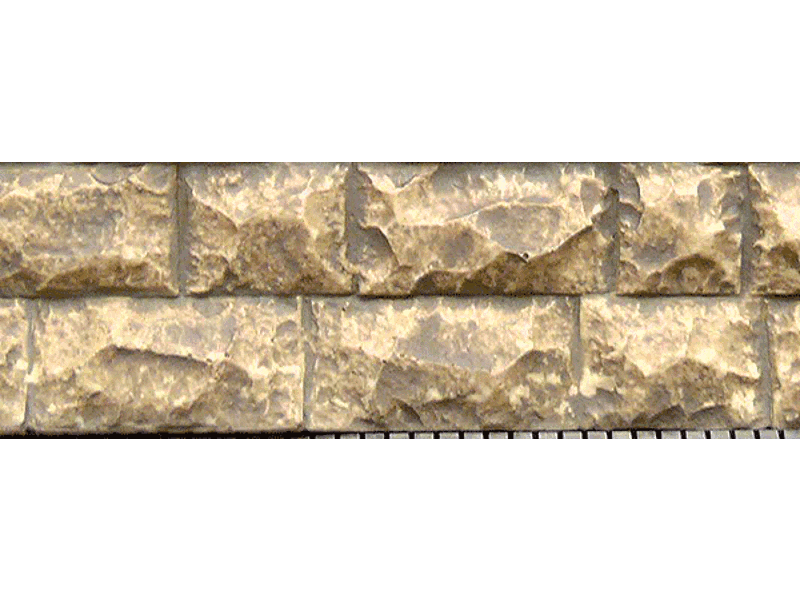 cho8264 A Flexible Cut Stone Wall w/Self-Adhesive Backing -- Large Stones 13-3/4 x 3-1/2" 34.9 x 8.9cm