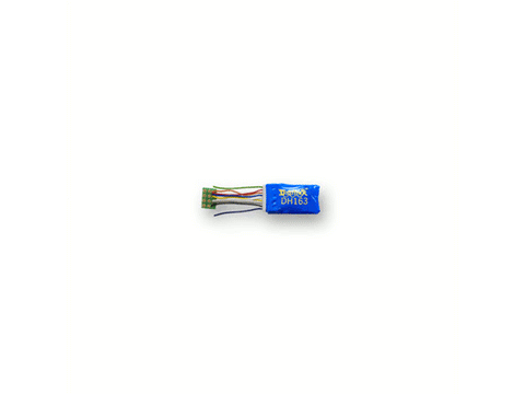 HO DCC Decoder, 1.2" Wires 6-Function 8-Pin 1.5A