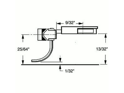 HO Multi-Purpose Coupler, 9/32" Overset (2pr)