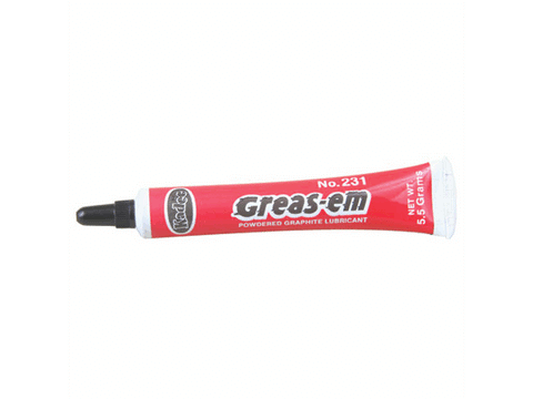 A "Greas-em" Dry Graphite Lubricant, 5.5 Grams