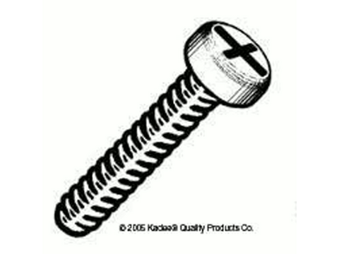 A Plastic Screws, 2-56 x 1/2" (12)