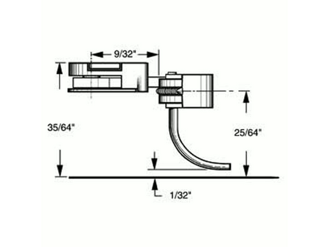 HO Body Mounted Coupler, 9/32" Overset (2pr)