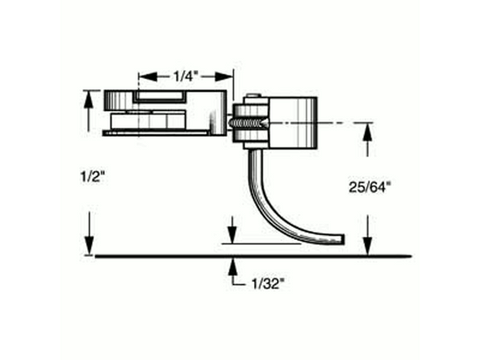 HO Body Mounted Coupler, 1/4" Center (2pr)