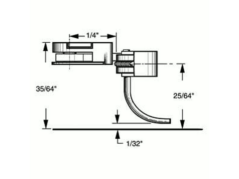 HO Body Mounted Coupler, 1/4" Overset (2pr)