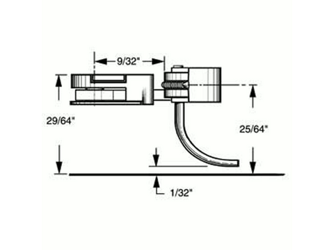 HO Body Mounted Coupler, 9/32" Underset (2pr)