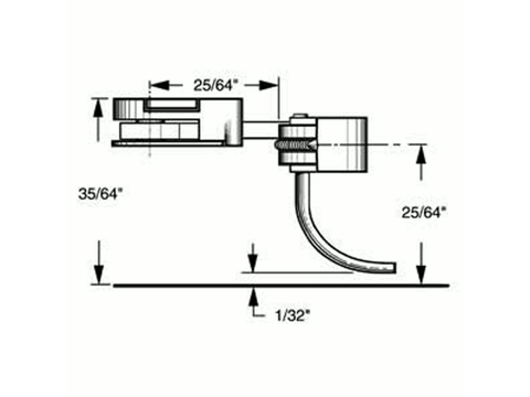 HO Body Mounted Coupler, 25/64" Overset (2pr)