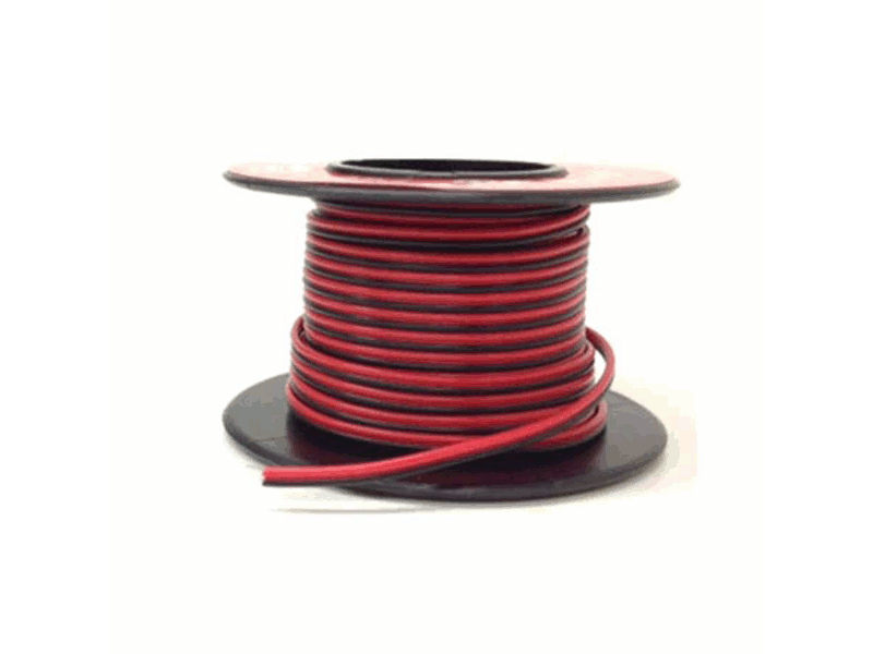 mdp2302 A Hook-Up Wire -- 2-Conductor, 14' (red, black)