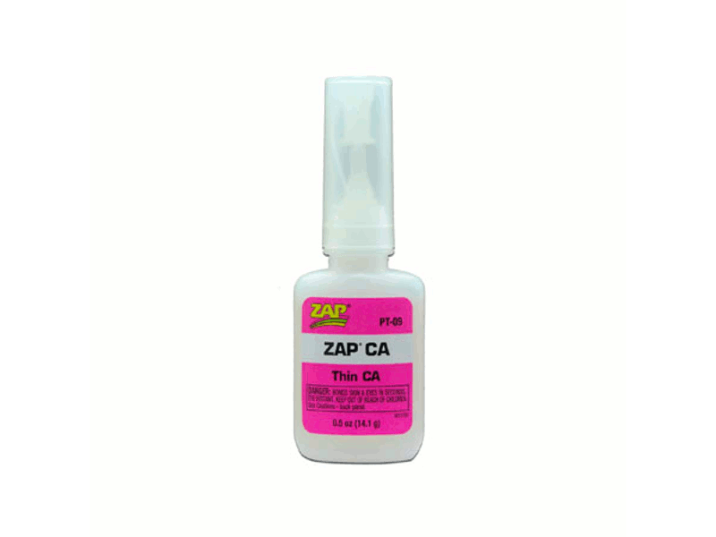 paapt09 A ZAP CA Glue, 1/2 oz