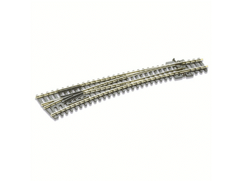 N Code 80 Insulfrog Dbl Curved Left-Hand Turnout