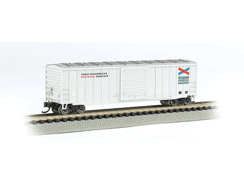 N 	ACF 50'6" Outside-Braced Sliding-Door Boxcar - Ready to Run - Silver Series -- Chattahoochee Industrial Railroad (white)