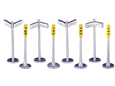 HO Signs & Traffic Lights (12)