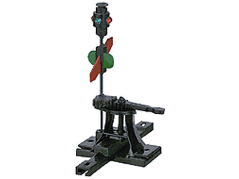HO High Level Switch Stand -- .190" Travel Sprung w/Lantern & Targets