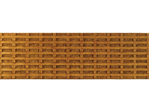 HO / O Flexible Timber Cribbing Sheet -- Large for HO, S & O Scales 3-3/4 x 12" 9.5 x 30.5cm