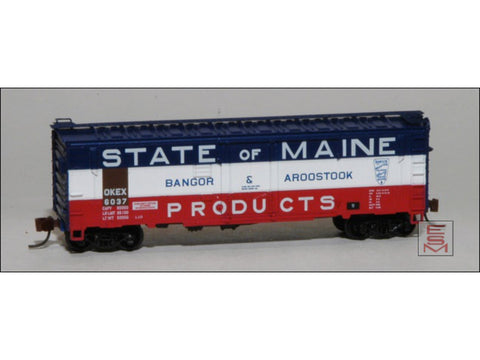 N Okee Inc Bangor & Aroostook 'State of Maine'  restencil