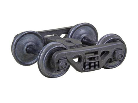HO ACL Barber(R) S-2 70-Ton Roller-Bearing Self-Centering HGC Trucks -- Code 110 (.110") 33Ó Smooth-Back RP-25 Wheels 1 Pair