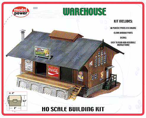 mdp622 HO Building Kits -- Warehouse