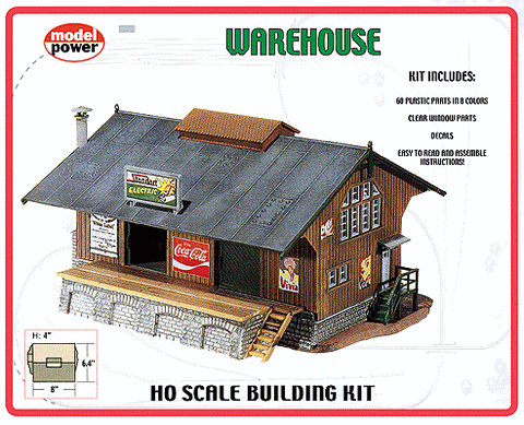 HO Building Kits -- Warehouse