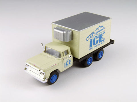 HO 1960 Ford Delivery Truck - Assembled -- City Ice Delivery