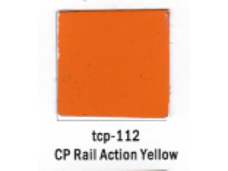 tup112 A Railroad Color Acrylic Paint 1oz 29.6ml -- Canadian Pacific Action Yellow