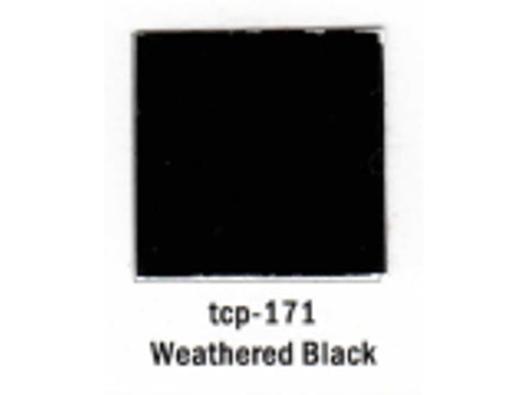 A Railroad Color Acrylic Paint 1oz 29.6ml -- Weathered Black (Flat)
